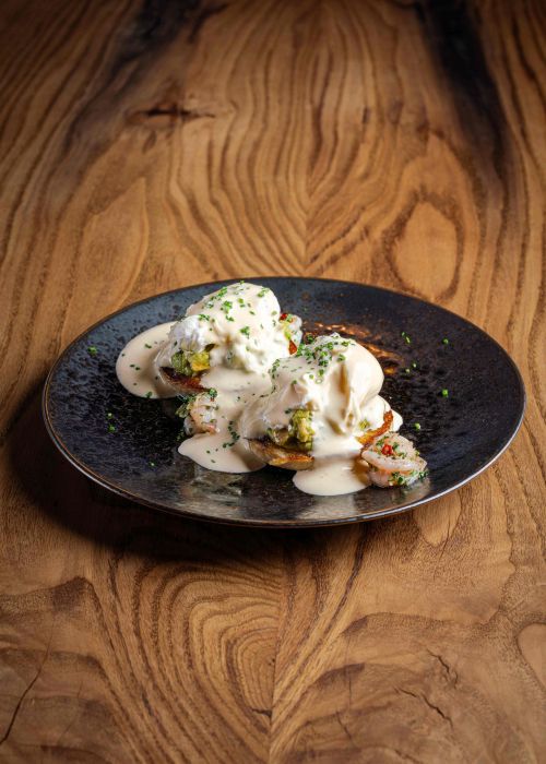 Eggs Benedict Angol Muffinon