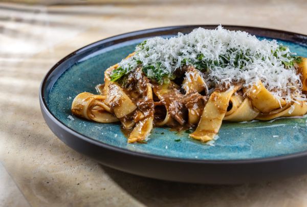 Pappardelle with pulled beef