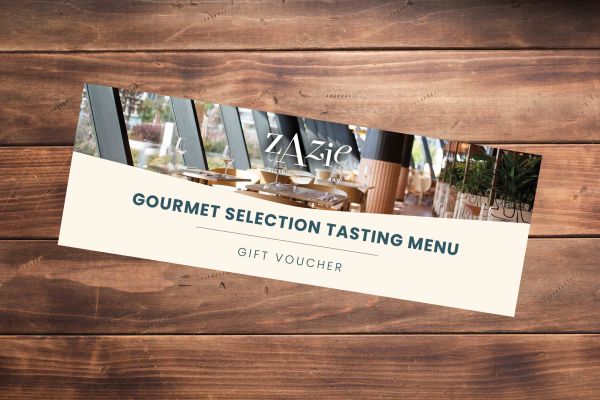 Gourmet selection tasting menu