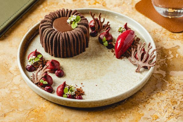 Black Forest Magic with Sour Cherries and Vanilla Cream