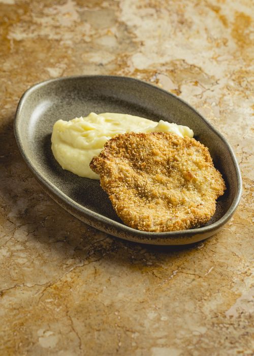 Schnitzel with Mashed Potatoes