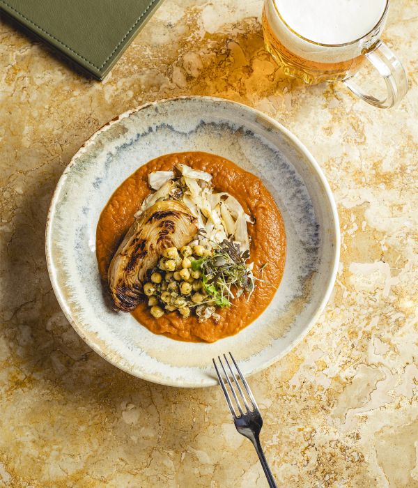 Tomato Cabbage with Chickpeas