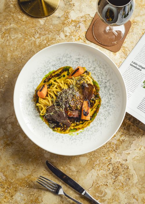 Beef Cheek “Vadas” Style