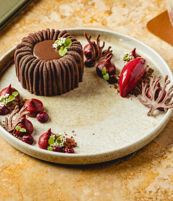 Black Forest Magic with Sour Cherries and Vanilla Cream
