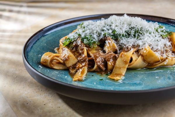 Tépett marhás pappardelle