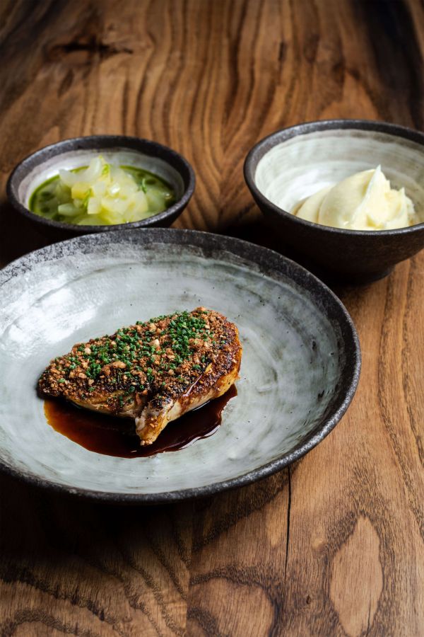 Spiced Roasted Chicken Breast with Crushed Peanuts