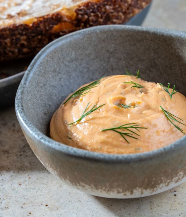 Hungarian Körözött with Confit Garlic and Dill