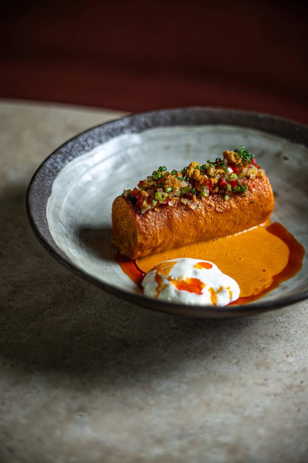 Hortobágy-style stuffed crepe